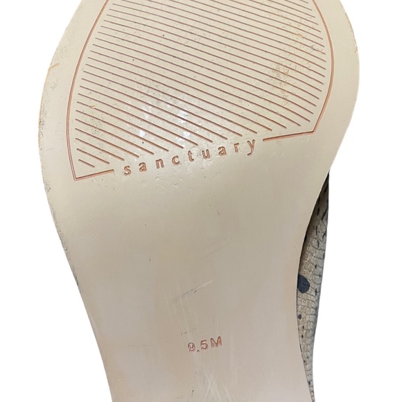 Revel Block Heel Snake Print Leather Booties - Picture 13 of 13